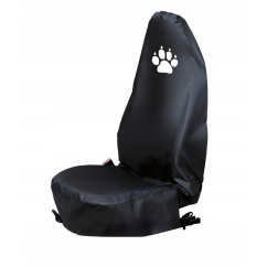 CarPassion pokrowiec ochronny na fotel z ekoskóry do przewozu zwierząt „Łapa”