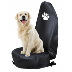 CarPassion pokrowiec ochronny na fotel z ekoskóry do przewozu zwierząt „Łapa”