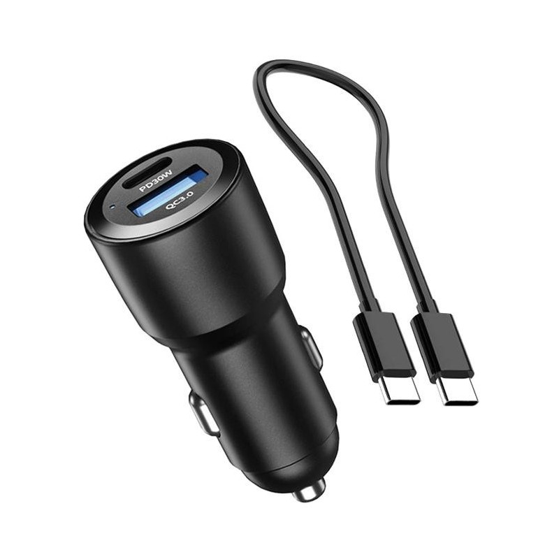 Ładowarka samochodowa USB Typ C + USB - eXtremestyle® - 60 W - CC60CU
