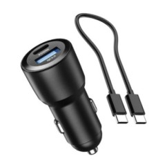 Ładowarka samochodowa USB Typ C + USB - eXtremestyle® - 60 W - CC60CU