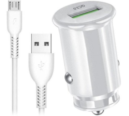 Ładowarka samochodowa do telefonu FAST QC 3.0 + kabel micro USB - eXtreme® Ampere - 3A - ACCU3QC30B+CM