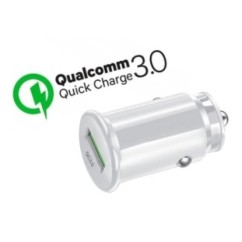 Ładowarka samochodowa do telefonu FAST QC 3.0 + kabel micro USB - eXtreme® Ampere - 3A - ACCU3QC30B+CM