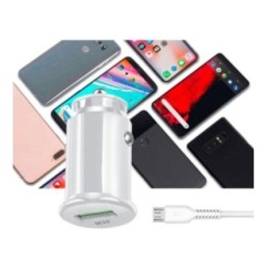 Ładowarka samochodowa do telefonu FAST QC 3.0 + kabel micro USB - eXtreme® Ampere - 3A - ACCU3QC30B+CM