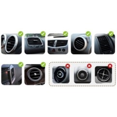 Uchwyt samochodowy na telefon - do kratki - eXtreme® - typ:O-9