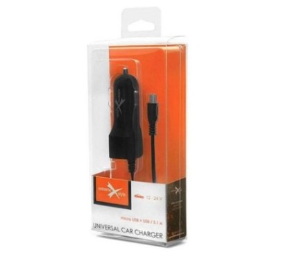 Ładowarka samochodowa micro USB + USB - eXtreme® - 3.1A - CC31MU