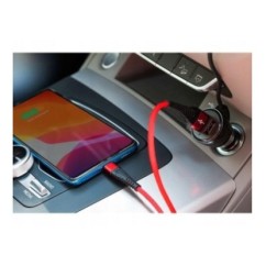 Ładowarka samochodowa micro USB + 2 x USB - eXtreme® Ampere - 4A - ACCM2U4B