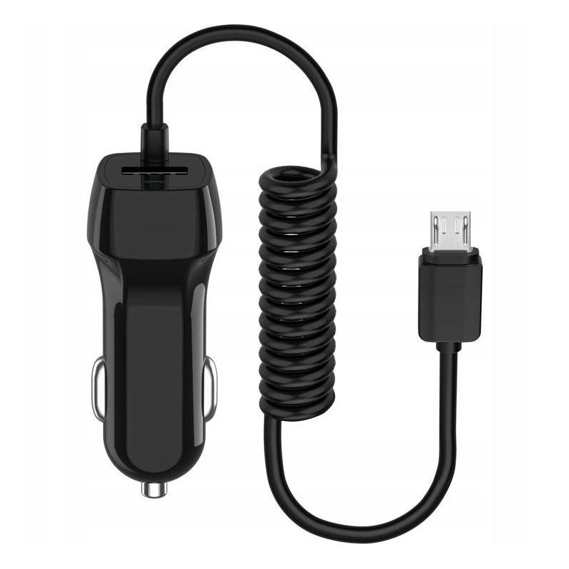 Ładowarka samochodowa micro USB + USB - eXtreme® Ampere - 3.1A - ACCMU31B