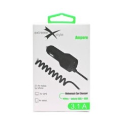 Ładowarka samochodowa micro USB + USB - eXtreme® Ampere - 3.1A - ACCMU31B