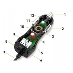 Ładowarka samochodowa micro USB + USB - eXtreme® Ampere - 3.1A - ACCMU31B