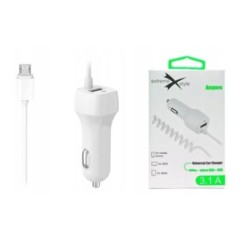 Ładowarka samochodowa micro USB + USB - eXtreme® Ampere - 3.1A - ACCMU31W