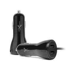 Ładowarka samochodowa do telefonu USB Typ-C + 2 x USB - eXtreme® Ampere - 4A - ACCC2U4B