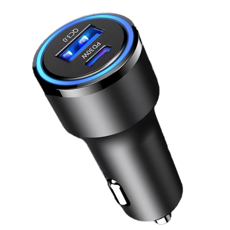 Ładowarka samochodowa USB Typ-C + USB - eXtremestyle® - 48 W - CC48CU