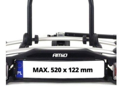 Bagażnik rowerowy na hak - 3 rowery TBC-01/3