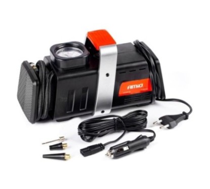 Kompresor samochodowy pompka 12V 230V ACOMP-02