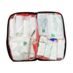 Apteczka samochodowa pierwszej pomocy z ustnikiem DIN 13164