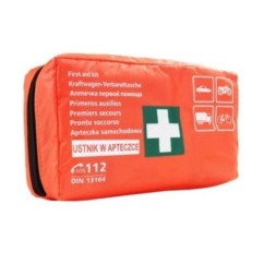 Apteczka samochodowa pierwszej pomocy z ustnikiem DIN 13164