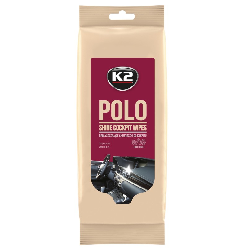 K2 POLO SHINE WIPES